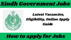 Sindh Government Jobs